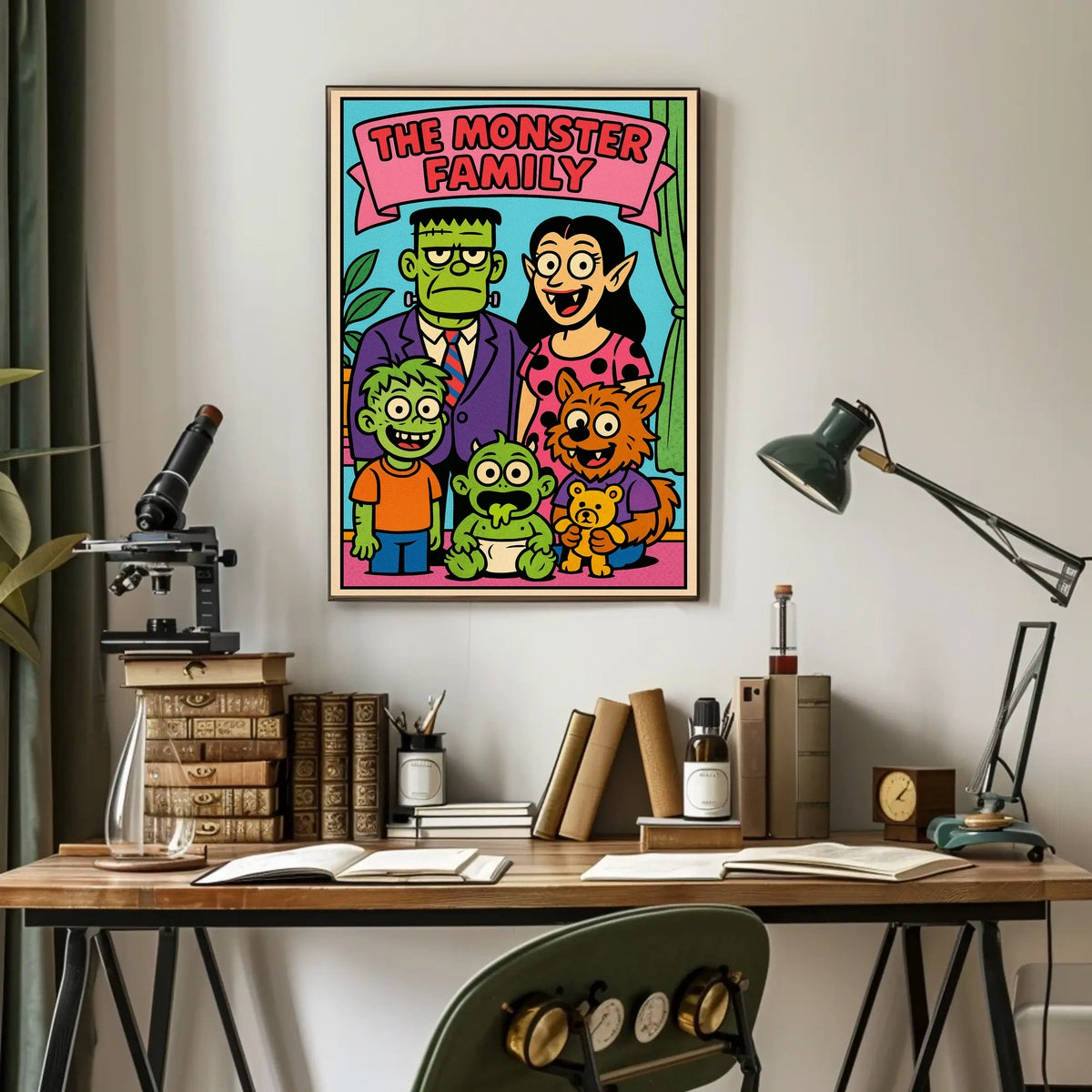 The Monster Family Poster