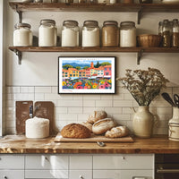 Saint Tropez Flower Market Poster PosterGoat