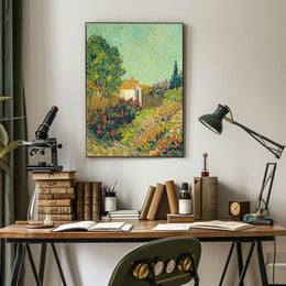 Vibrant Garden Landscape Poster