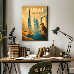 Dubai Poster For Modern Homes Harmonious Heritage Decor