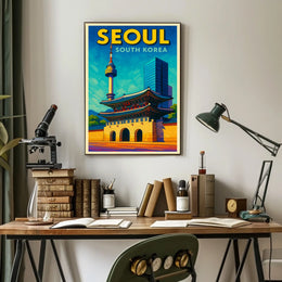 Seoul, South Korea Poster