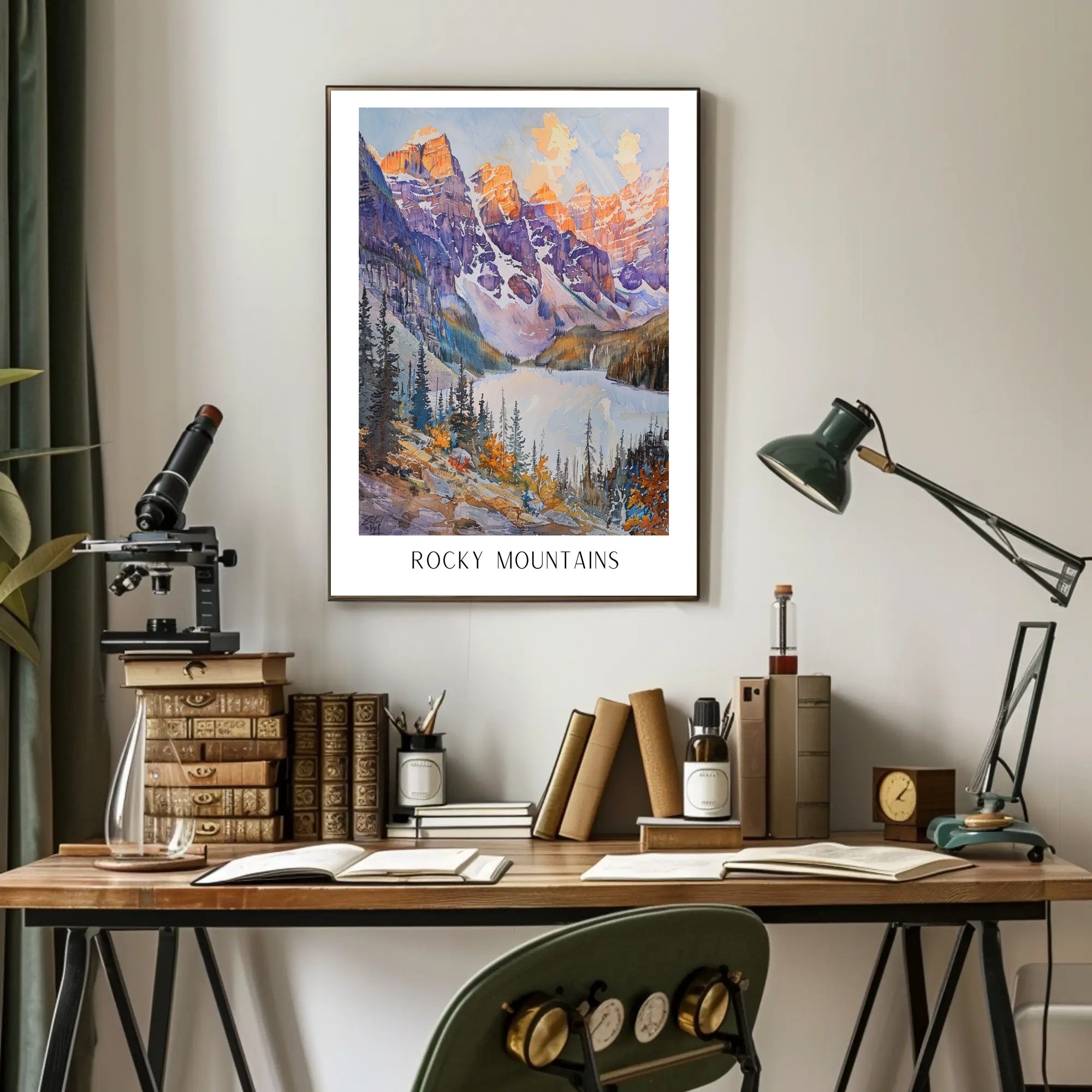 Rocky Mountains Poster PosterGoat