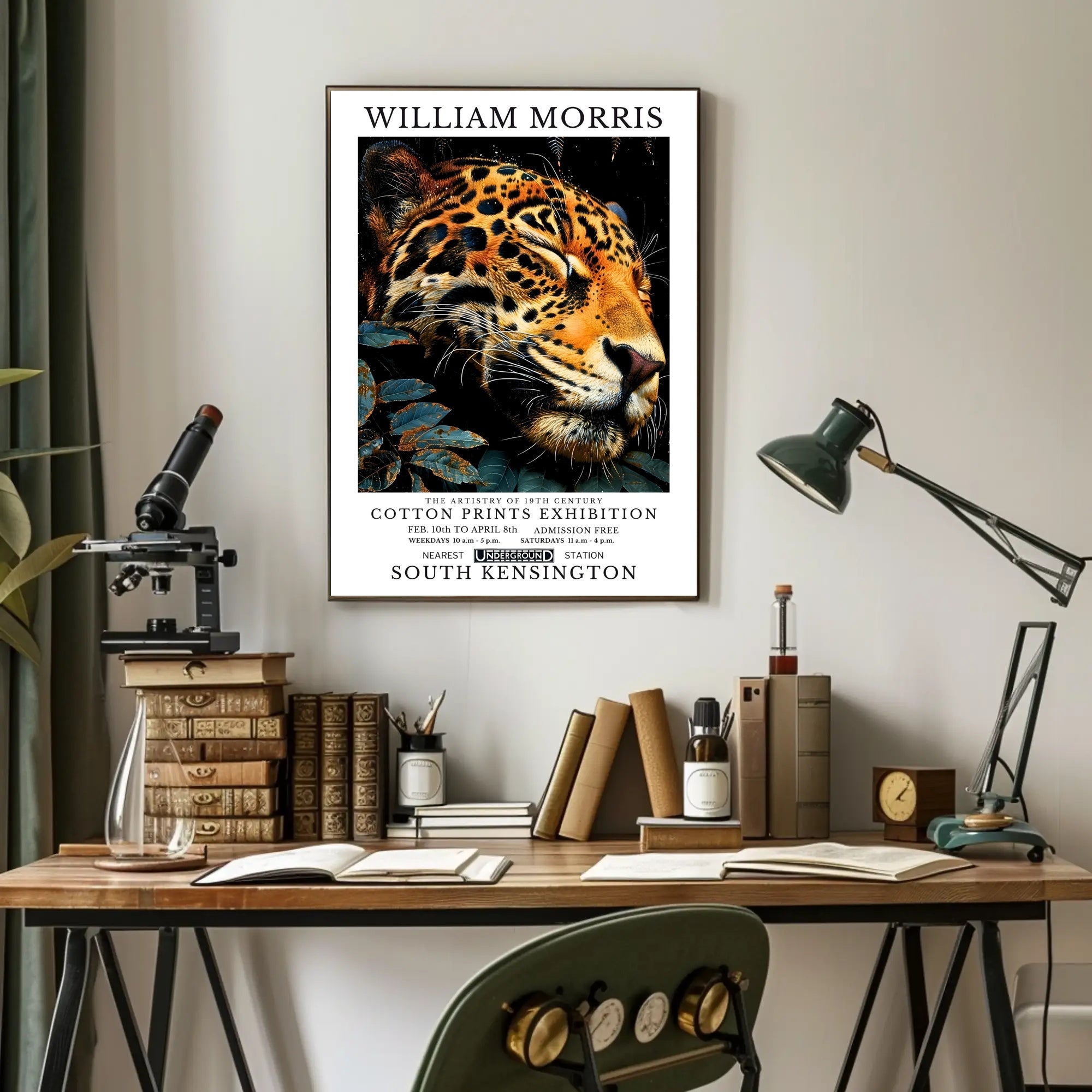 William Morris Leopard Art: Cultural or Heritage Poster