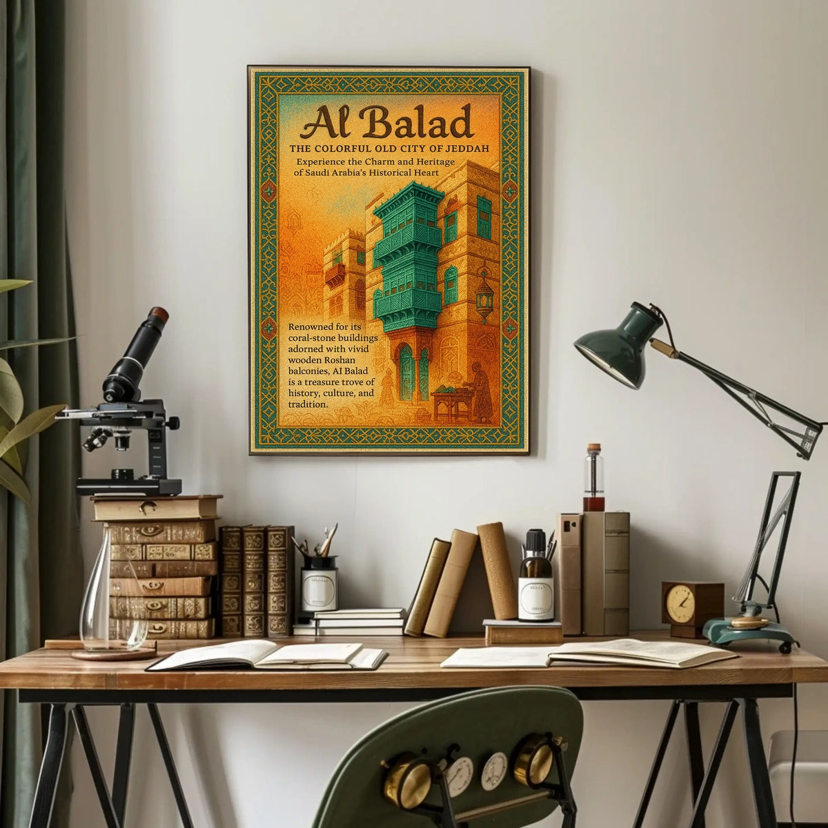 Al Balad The Colorful Old City Of Poster