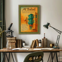 Al Balad The Colorful Old City Of Poster