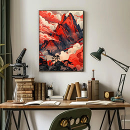 Majestic Peaks Poster