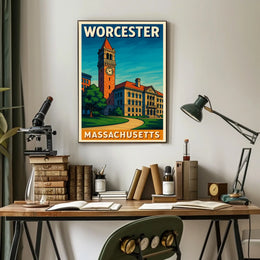 Worcester Massachusetts Poster