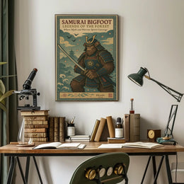 Samurai Bigfoot Legends of the Forest Poster