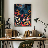 Enchanted Forest Blooms Wall Art Print