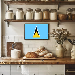 Saint Lucia Flag Poster