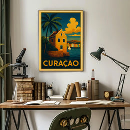 Curacao Travel Poster
