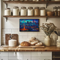 Vibrant Thailand Skyline Poster