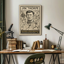 Legendary Champion Commemorative Jim Thorpe Poster