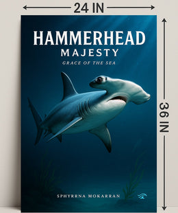 Hammerhead Majesty Poster PosterGoat