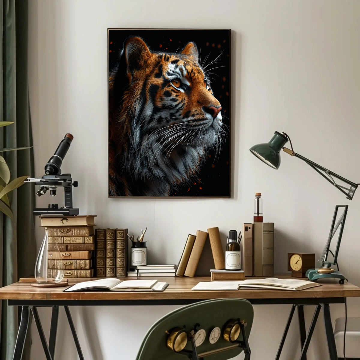 Majestic Tiger Portrait Poster