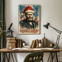 Ulysses S. Grant 18th President of the United States Christmas SeriesPoster