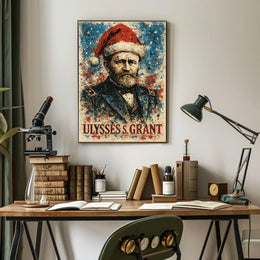 Ulysses S. Grant 18th President of the United States Christmas SeriesPoster