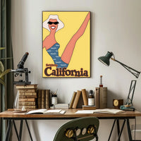 Playful Summer Vibes Pop Culture Poster