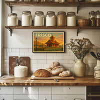 Frisco Railway Station Travel Poster Print