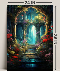 Enchanted Forest Pathway Poster