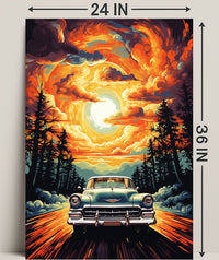 Journey Through The Fiery Skies Poster