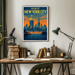 Visit New York City Poster PosterGoat
