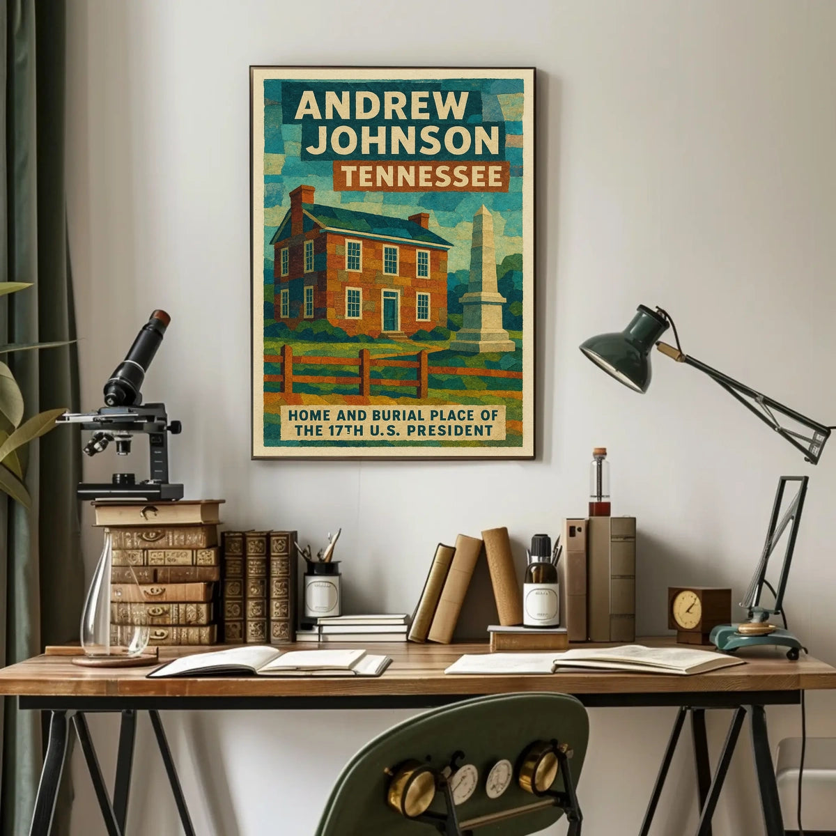 Andrew Johnson 17Th President Poster
