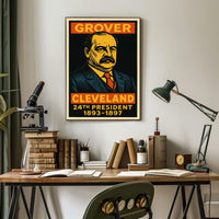 Grover Cleveland 24th President Poster