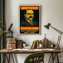 Grover Cleveland 24th President Poster