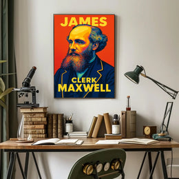 James Clerk Maxwell Poster