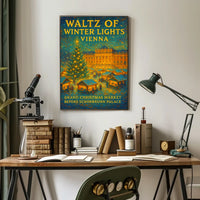 Waltz Of Winter Lights Vienna Poster