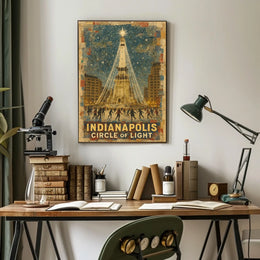 Indianapolis Circle Of Light Poster