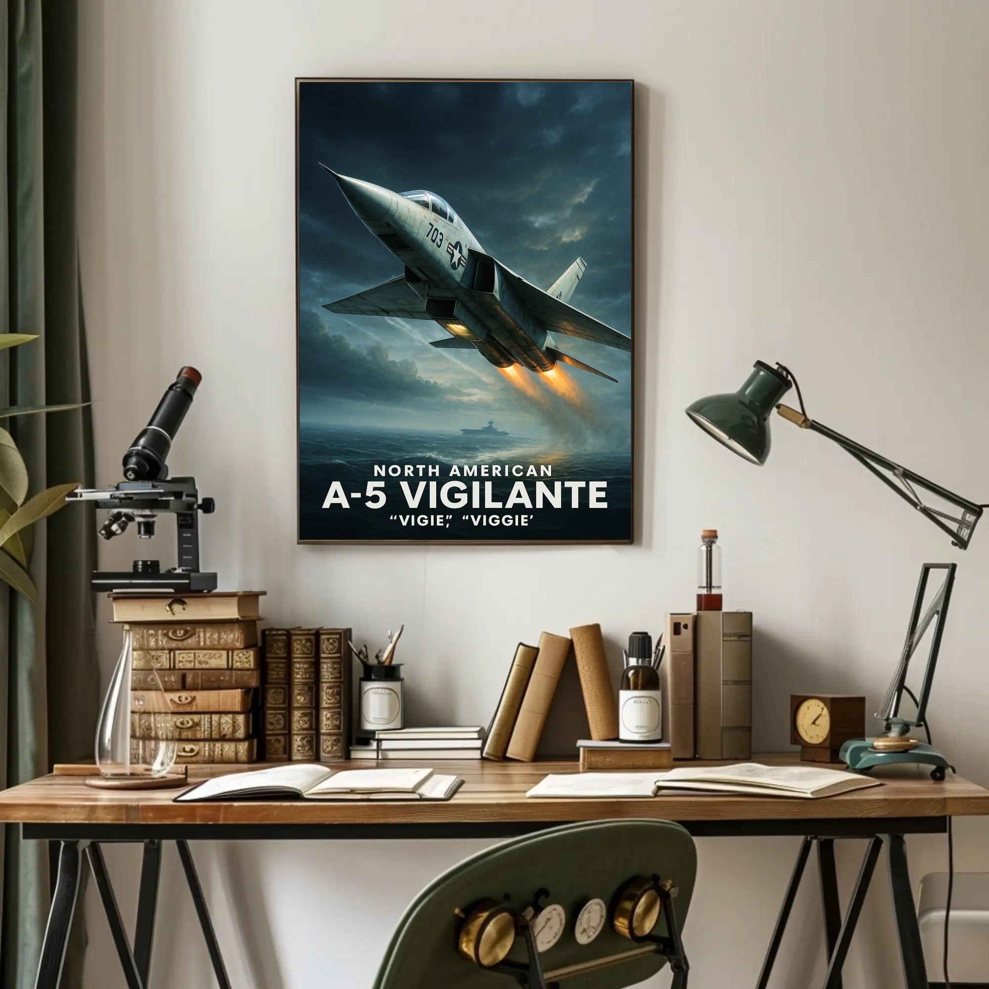 North American A5 Vigilante Poster PosterGoat