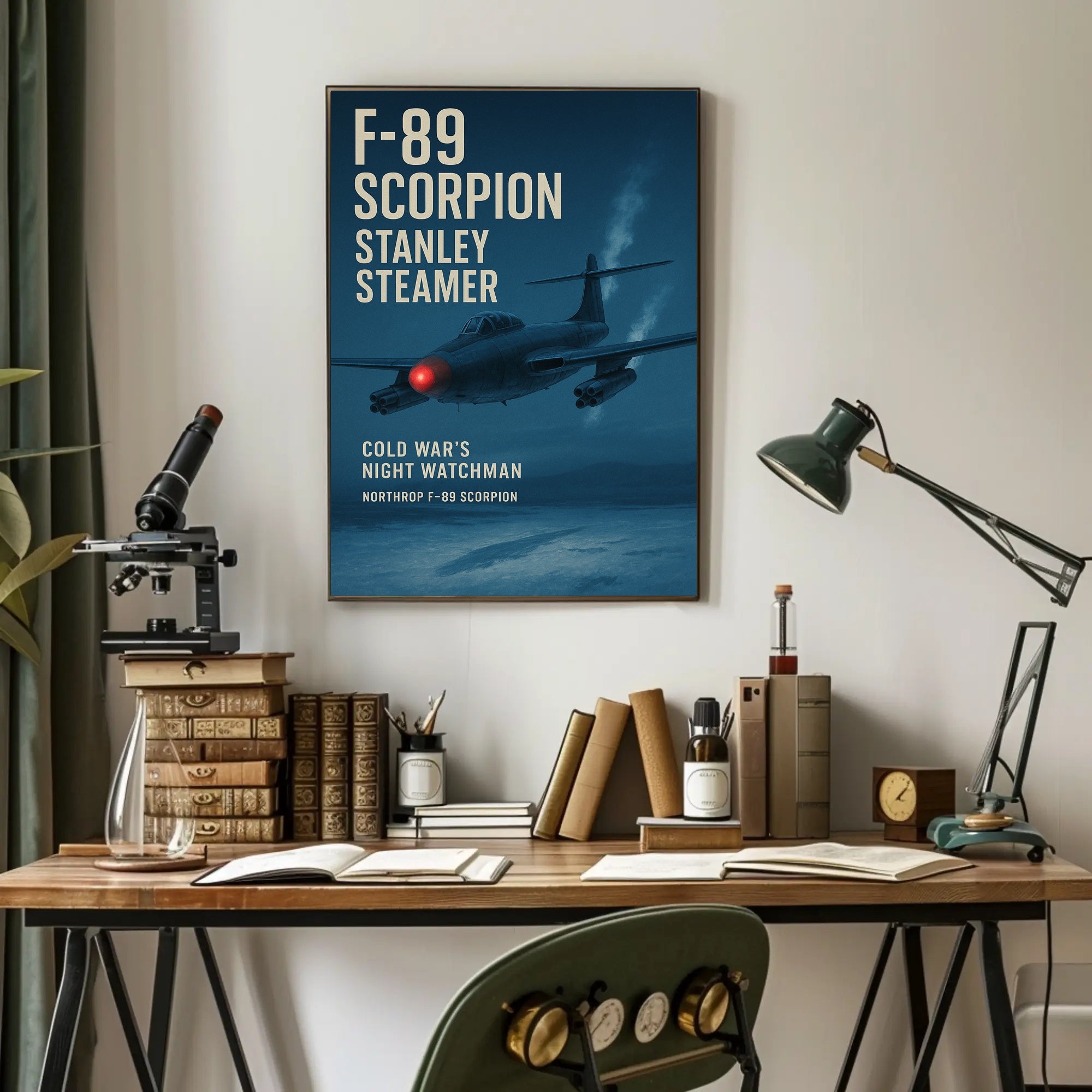 F-89 Scorpion Cold War Jet Art Print Military Poster