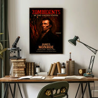 James Monroe 5th President of the United States Zombidents Poster Series
