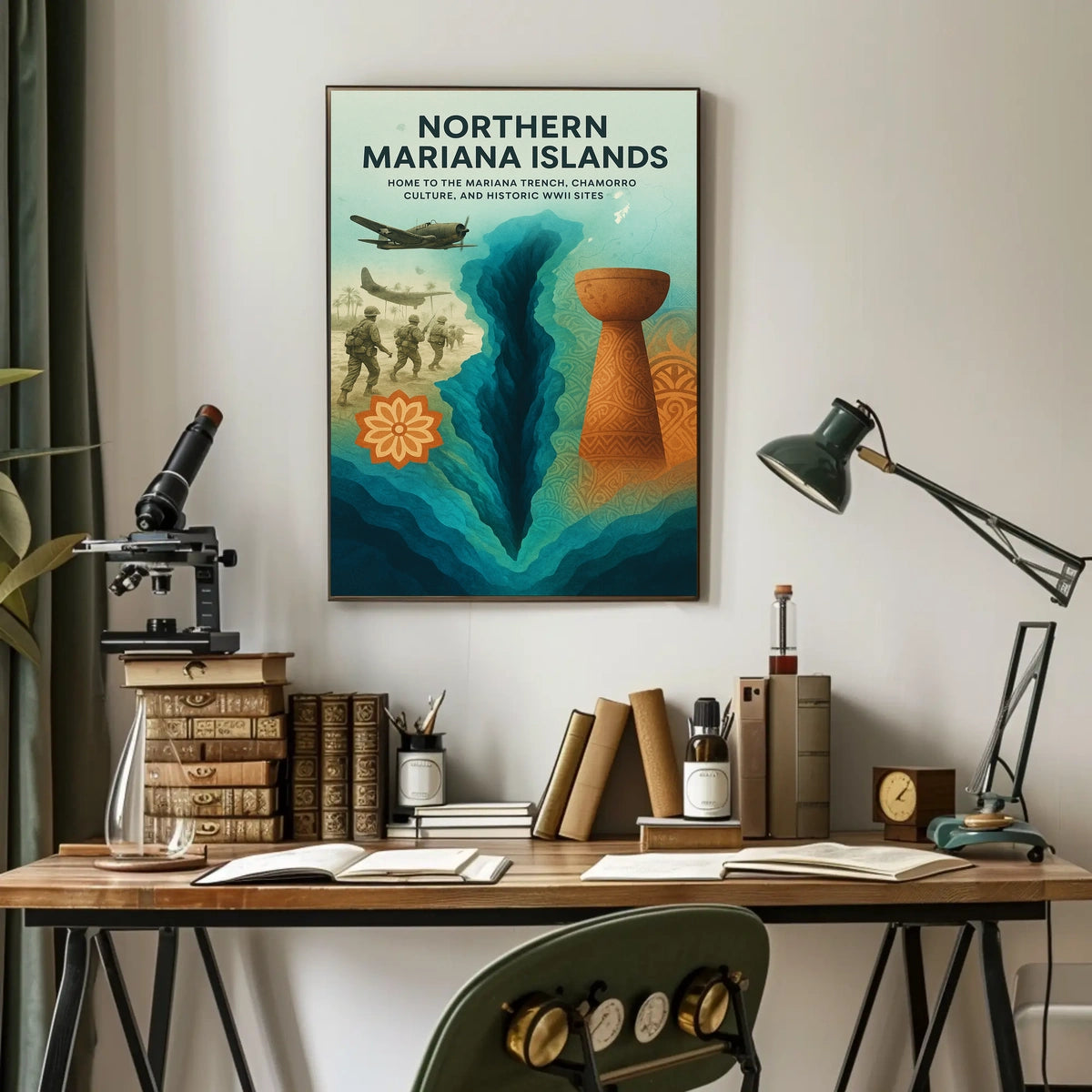 Discover the Northern Mariana Islands Poster