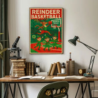 Reindeer Basketball Extravaganza Poster