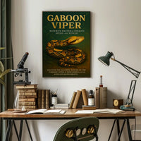 Gaboon Viper Natures Master of Stealth Poster
