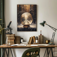 Winter Wonderland Globe Poster