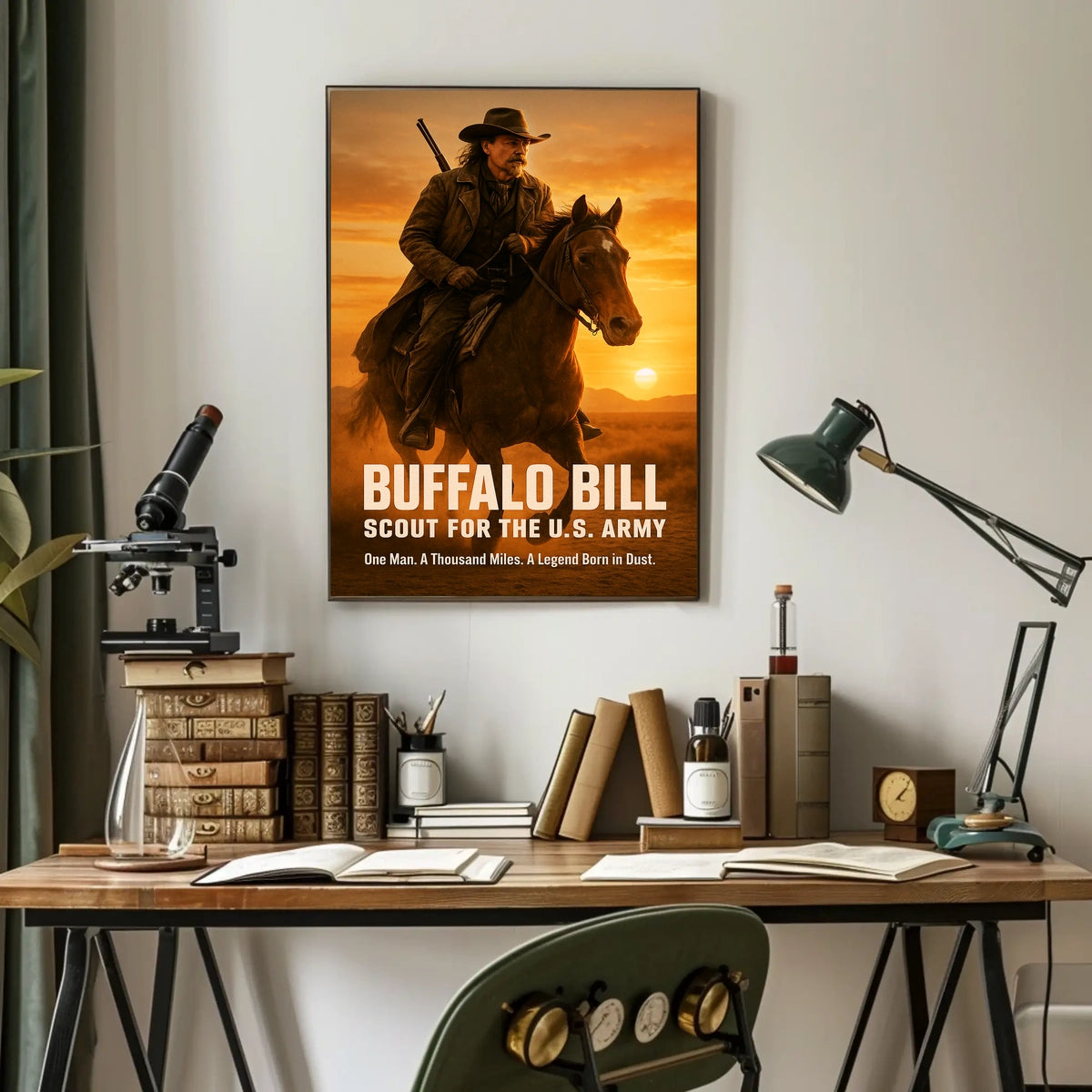 Buffalo Bill Scout for the U.S. Army Poster