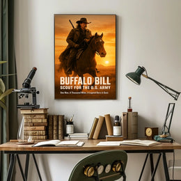 Buffalo Bill Scout for the U.S. Army Poster