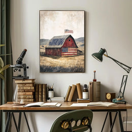 rustic barn Poster