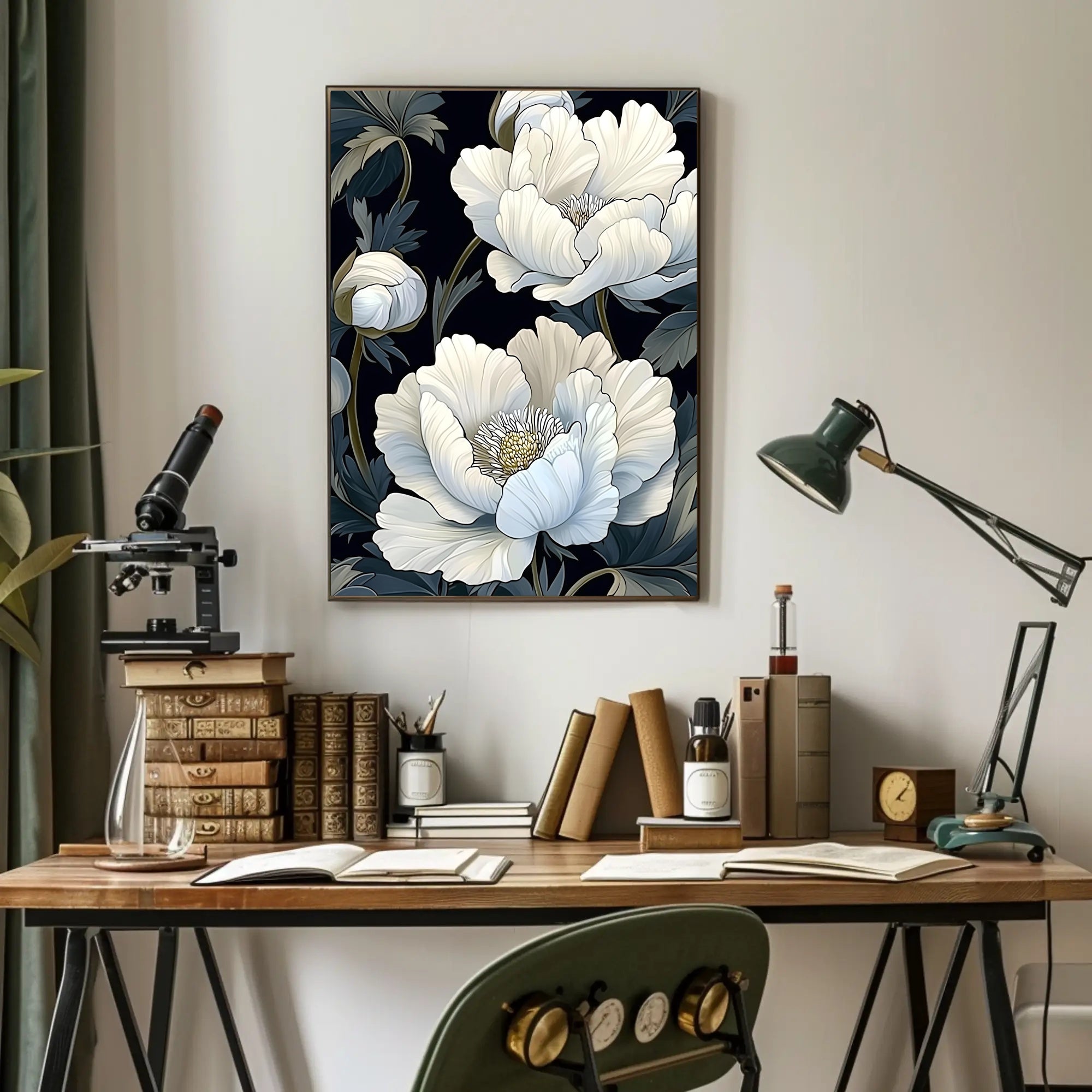 Floral Elegance Wall Art Print for Decor Lovers