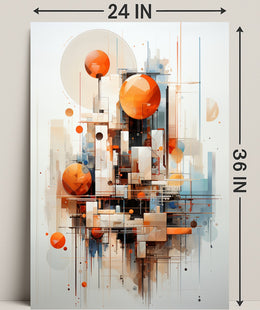 Abstract Geometric Composition Abstract Poster PosterGoat