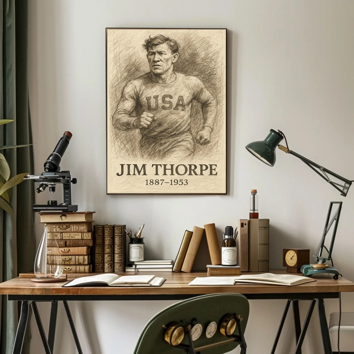 Jim Thorpe Tribute Poster