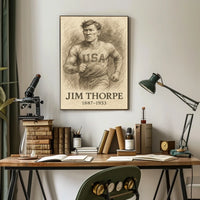 Jim Thorpe Tribute Poster