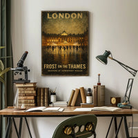 Frost On The Thames Poster