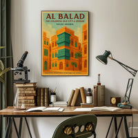 Al Balad The Colorful Old City Of Poster