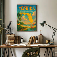 Welcome to Florida The Sunshine State Poster PosterGoat