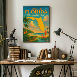Welcome to Florida The Sunshine State Poster PosterGoat